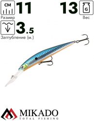 Воблер Mikado SHERIFF 11 см. / 096 - плавающий