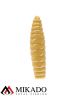Личинка крупная силиконовая Mikado TROUT CAMPIONE FAT GRUB (чеснок) 2.6 см., 0.58 г., BEIGE (8 шт.),