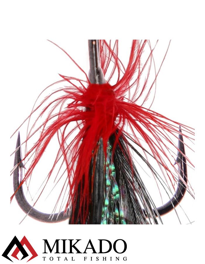 Блесна вращающаяся с кисточкой Mikado BLASTER № 00, 1,3 г., золото