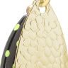 Блесна вращающаяся с кисточкой Mikado M-GRUB № 4, 13 г., GOLD/BLACK LEMON