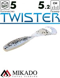 Твистер Mikado TWISTER 52 мм., 1.7 г., 90 (5 шт.)