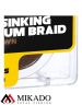 Поводочный плетеный шнур Mikado Territory FAST SINKING PREMIUM BRAID 30Lb (10 м) коричневый-camo