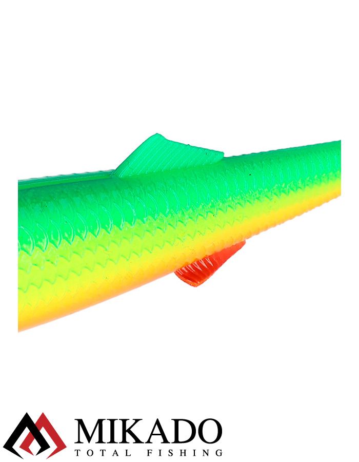Виброхвост Mikado Sicario 8.5 см., 5.5 г., YELLOW LIME (5 шт.)