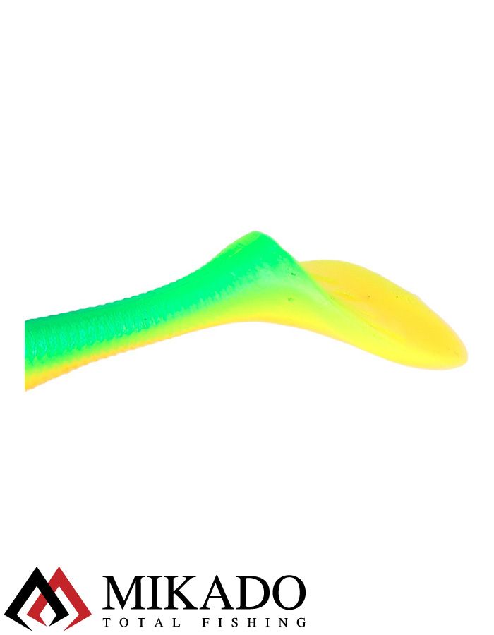 Виброхвост Mikado Sicario 8.5 см., 5.5 г., YELLOW LIME (5 шт.)