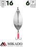 Блесна колеблющаяся Mikado FOCUS №2, 16 г., 6 см., серебро