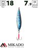 Блесна колеблющаяся Mikado ZOE №1, 18 г., 7.9 см., 15
