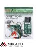Офсетный крючок Mikado WORM 1 № 1   ( 5 шт.)