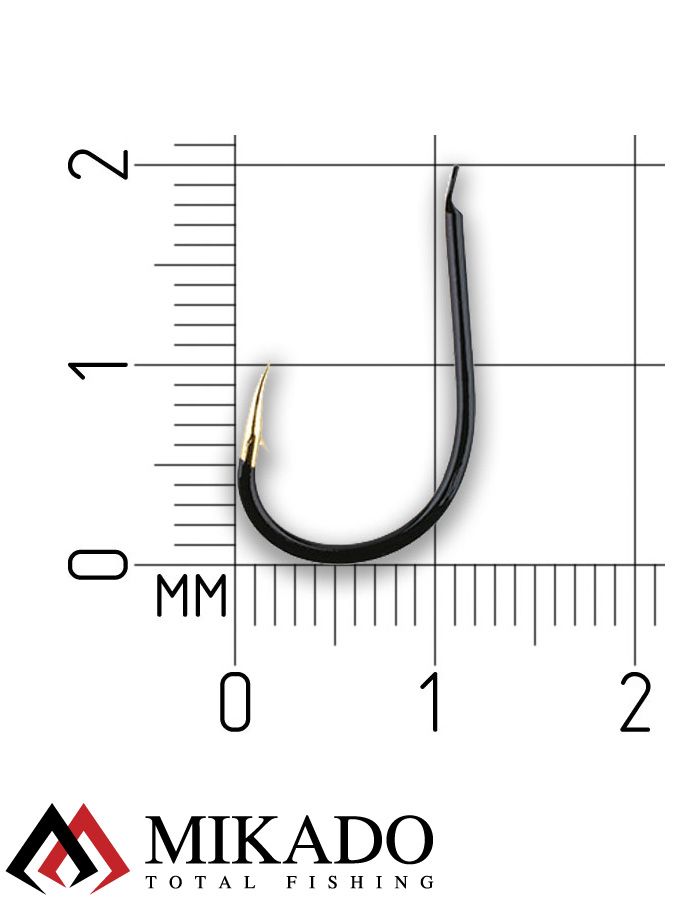 Крючки Mikado GOLDEN POINT - CHINU №  2 GB (с лопаткой) ( 10 шт.)