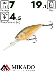 Воблер Mikado SUTINGU 7 см. / Y11 - плавающий