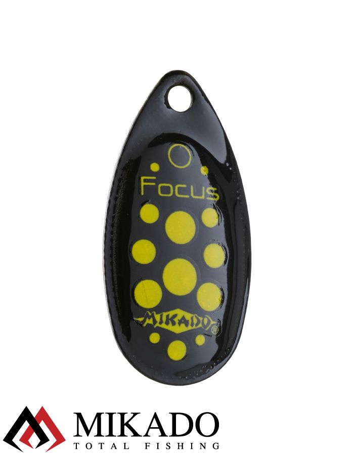 Блесна вращающаяся Mikado FOCUS №3, 6 г., серебро 21, длина лепестка 32 мм.