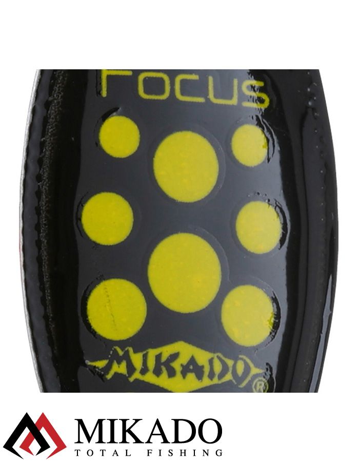 Блесна вращающаяся Mikado FOCUS №3, 6 г., серебро 21, длина лепестка 32 мм.