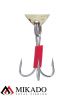 Блесна колеблющаяся Mikado NANCY №4, 20 г., 6.3 см., золото