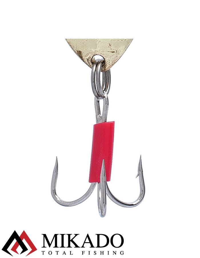 Блесна колеблющаяся Mikado NANCY №4, 20 г., 6.3 см., золото