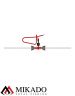 Оснастка на сома Mikado SET I -ADJUSTABLE COMBI RIG (200см, попл.20г, тройник №3/0) прочность-100 кг