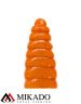 Личинка крупная силиконовая Mikado TROUT CAMPIONE FAT GRUB (чеснок) 2.6 см., 0.58 г., ORANGE (8 шт.)