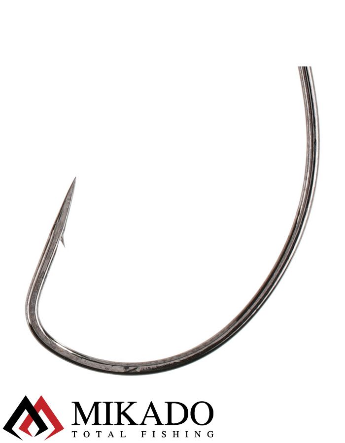Офсетный крючок Mikado WORM 1 № 1/0   ( 5 шт.)