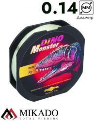Леска мононить Mikado DINO MONSTER 0,14 (25 м) - 3.10 кг.