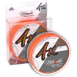 Плетеный шнур Mikado NIHONTO FINE BRAID 0,06 orange (150 м) - 3.25 кг.