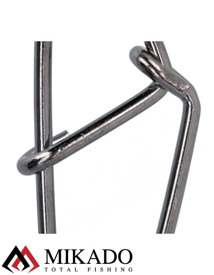 Застежка Mikado New hooked BN № 0.  тест 7 кг. (12 шт.)