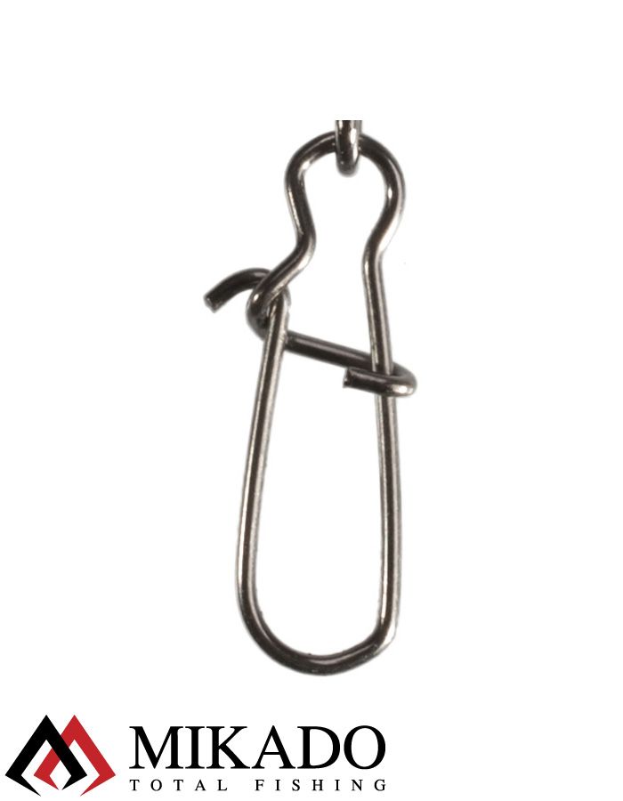 Застежка с тройным роликовым вертлюжком Mikado № 8+0.  тест 12 кг. (12 шт.)