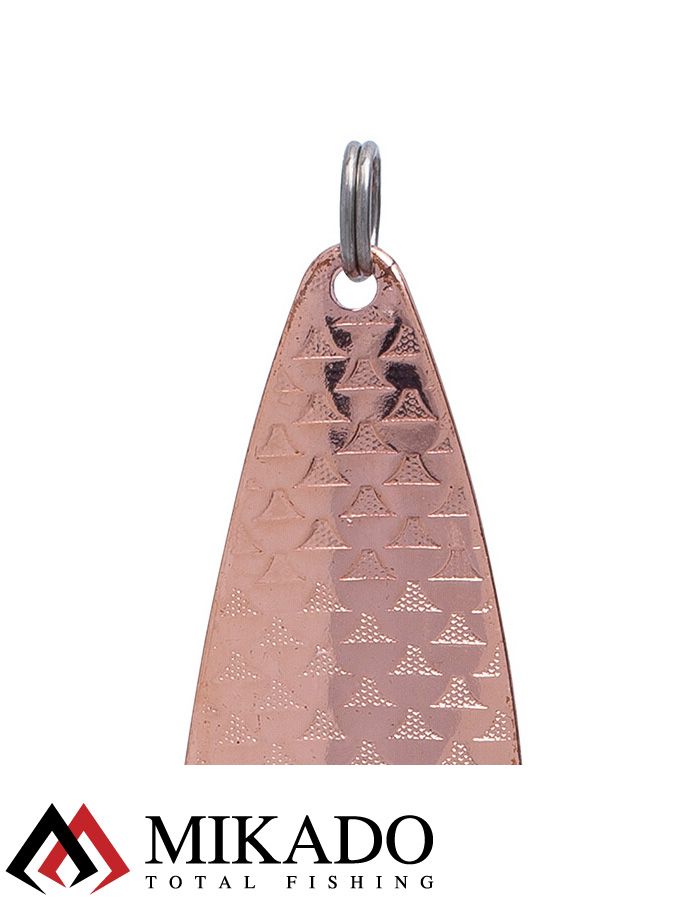 Блесна колеблющаяся Mikado NANCY №4, 20 г., 6.3 см., медь