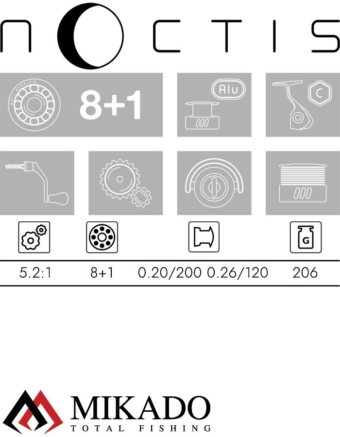 Катушка Mikado NOCTIS 2009 FD