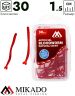 Мотыль искусственный Mikado NATURAL SCENT ARTIFICIAL BLOODWORM, 1.5 см. (30 шт.)