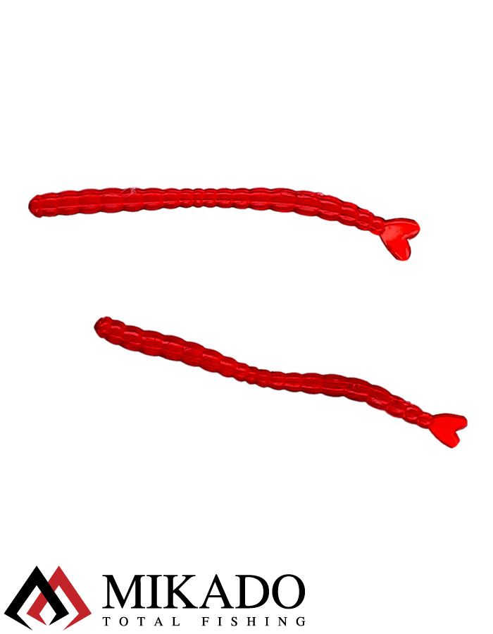 Мотыль искусственный Mikado NATURAL SCENT ARTIFICIAL BLOODWORM, 1.5 см. (30 шт.)