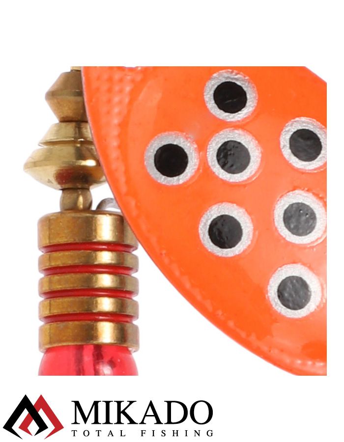 Блесна вращающаяся Mikado FOCUS №3, 6 г., серебро 26, длина лепестка 32 мм.