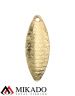 Блесна вращающаяся Mikado STREAM №3, 10 г., золото 00 чешуя, длина лепестка 52 мм.
