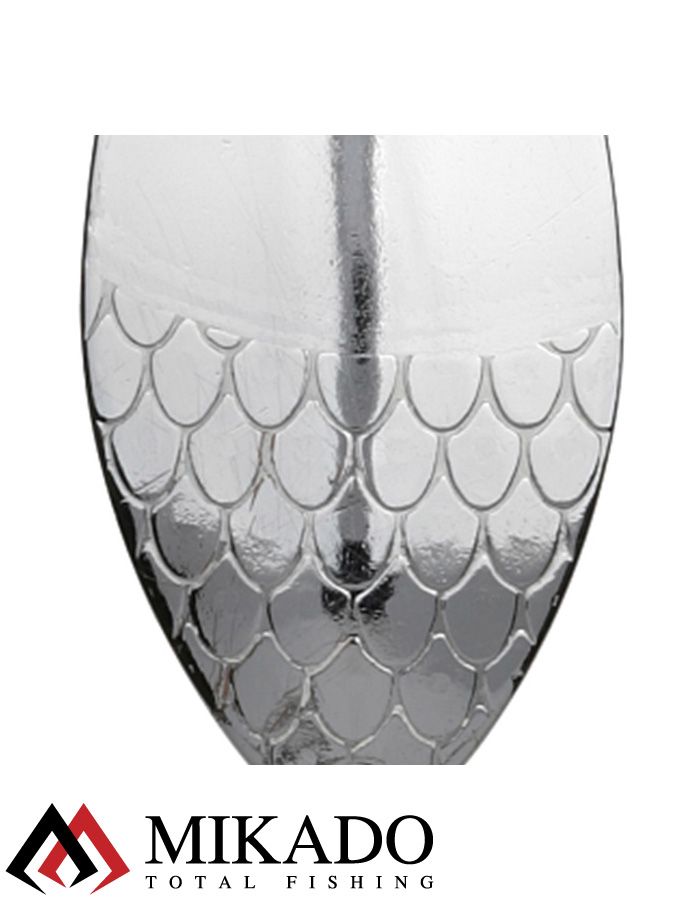 Блесна колеблющаяся Mikado FOCUS №3, 21 г., 7 см., серебро