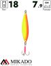 Блесна колеблющаяся Mikado ZOE №1, 18 г., 7.9 см., 99