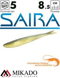 Приманка слаг Mikado SAIRA 8.5 см., 4 г., 341 (5 шт.)