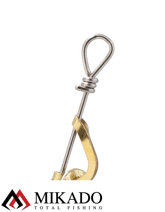 Блесна вращающаяся с кисточкой Mikado M-GRUB № 4, 13 г., GOLD/RED TIGER