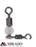 Вертлюжок роликовый на трубке Mikado BN 5*6.  тест 30 кг. (5 шт.)