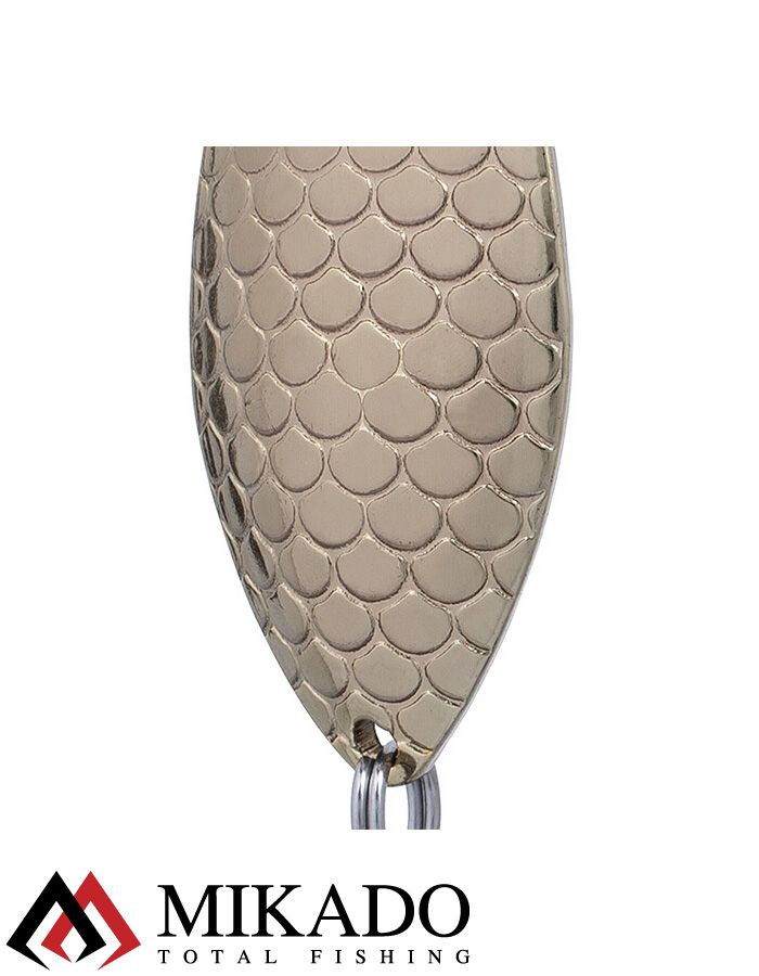 Блесна колеблющаяся Mikado FOCUS №4, 32 г., 8.3 см., золото