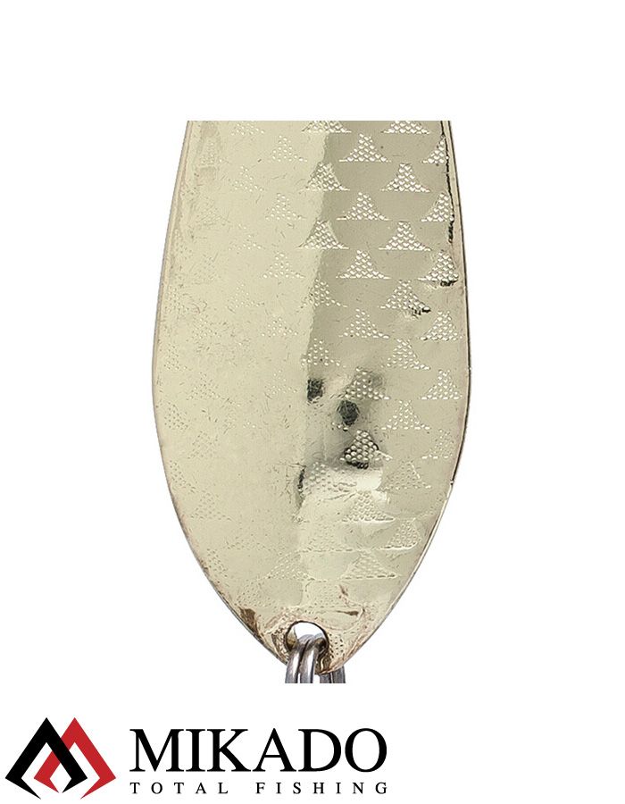 Блесна колеблющаяся Mikado NANCY №5, 25 г., 8.3 см., золото