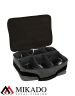 Сумка для рыболовных катушек Mikado R004B (38 x 29 x 13 cм.) серо-чёрный