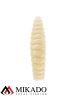 Личинка крупная силиконовая Mikado TROUT CAMPIONE FAT GRUB (чеснок) 2.6 см., 0.58 г., LIGHT YELLOW (