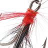 Блесна вращающаяся с кисточкой Mikado M-GRUB № 4, 13 г., SILVER/BLACK LEMON