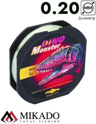 Леска мононить Mikado DINO MONSTER 0,20 (25 м) - 5.30 кг.