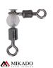 Вертлюжок роликовый на трубке Mikado BN 7*8.  тест 19 кг. (5 шт.)
