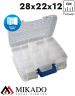 Бокс рыболова Mikado UAC-C001H (28 x 22 x 12 см.) вентилируемый