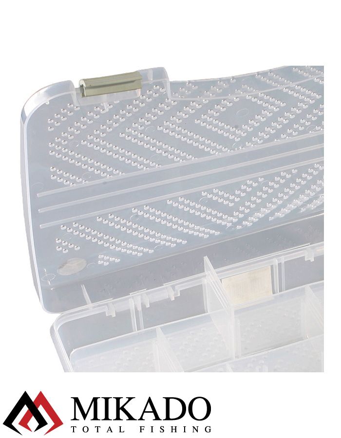 Бокс рыболова Mikado UAC-C001H (28 x 22 x 12 см.) вентилируемый