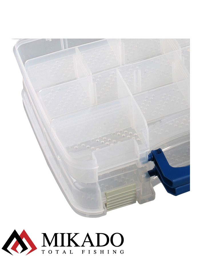 Бокс рыболова Mikado UAC-C001H (28 x 22 x 12 см.) вентилируемый
