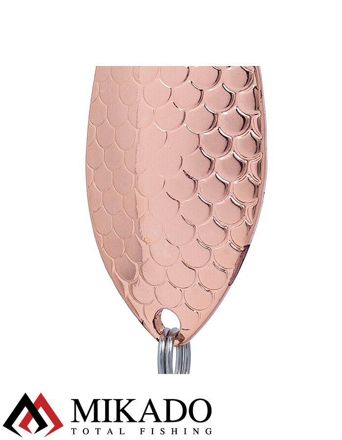 Блесна колеблющаяся Mikado FOCUS №4, 32 г., 8.3 см., медь