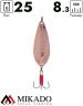 Блесна колеблющаяся Mikado NANCY №5, 25 г., 8.3 см., медь