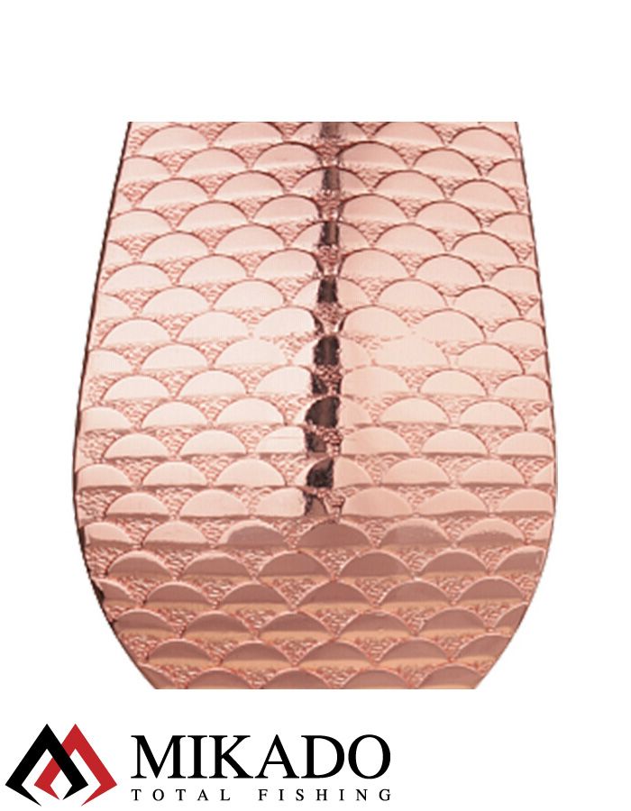 Блесна колеблющаяся Mikado TRACKER №1, 38 г., 8.5 см., медь