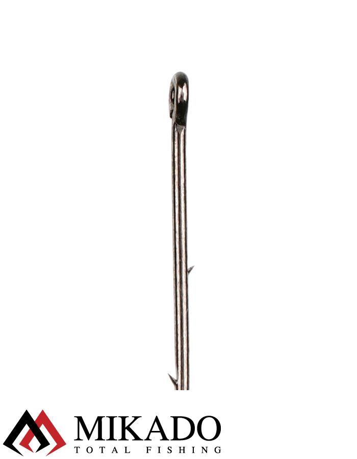 Крючки Mikado SENSUAL - ROUND с заусенцами № 6 BN (с ушком) ( 10 шт.)