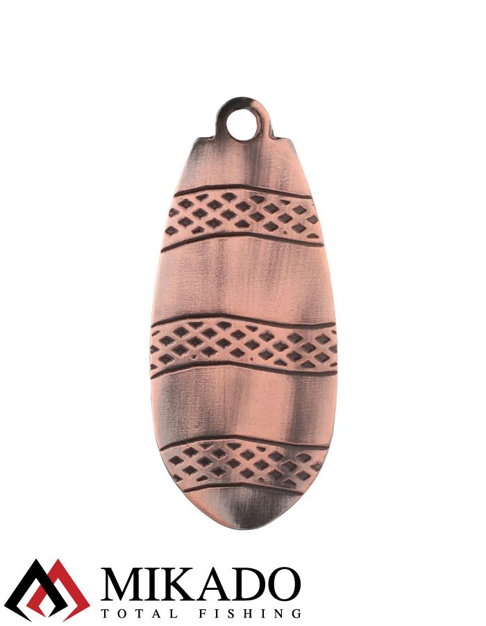 Блесна вращающаяся Mikado DRONE №1, 7.7 г., состаренная медь, длина лепестка 30 мм.